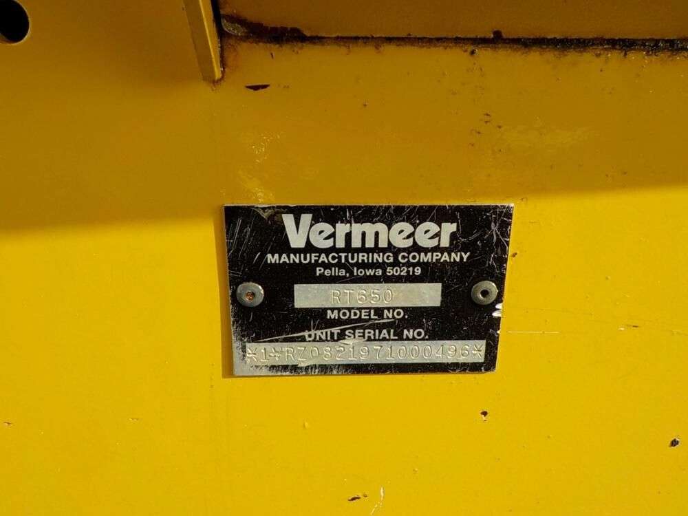 VERMEER RT650 trencher - Photo 29